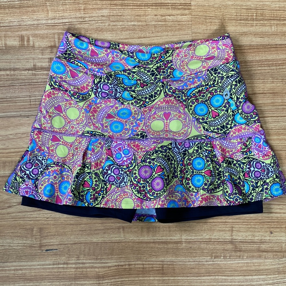 Dona Jo Sugar Skull Skort